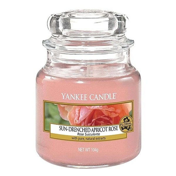 Svíčka Yankee candle Vyšisovaná meruňková růže
