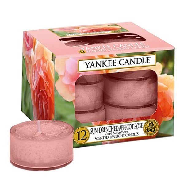 Svíčka Yankee candle Vyšisovaná meruňková růže