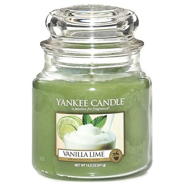 Svíčka Yankee candle Vanilka s limetkami