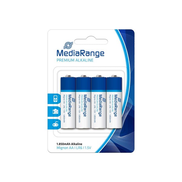 Alkalická baterie MediaRange Premium AA 1.5V