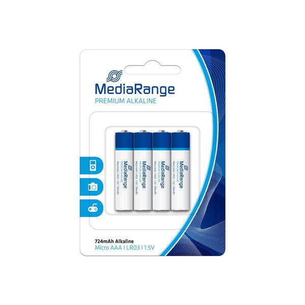 Alkalická baterie MediaRange Premium AAA 1.5V
